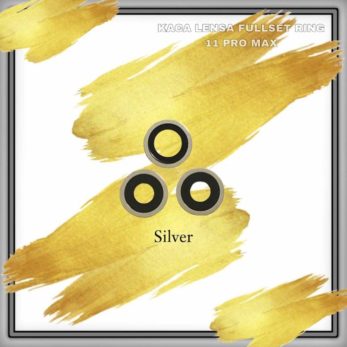 Gambar ring lensa kaca kamera belakang 11 pro max original bks - SILVER dari EDDRIA SHOP undefined Tokopedia