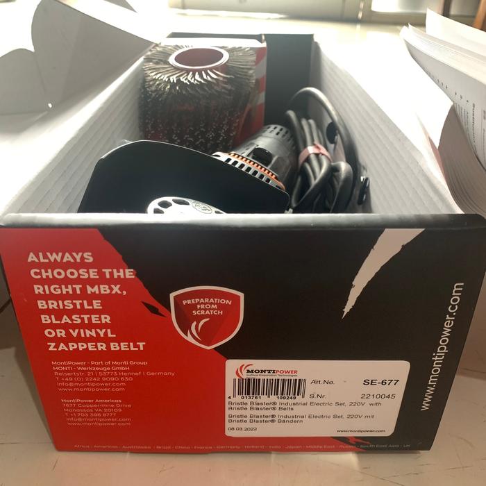 Gambar MONTI bristle blaster electric mbx - se-677 dari Elcometer undefined Tokopedia