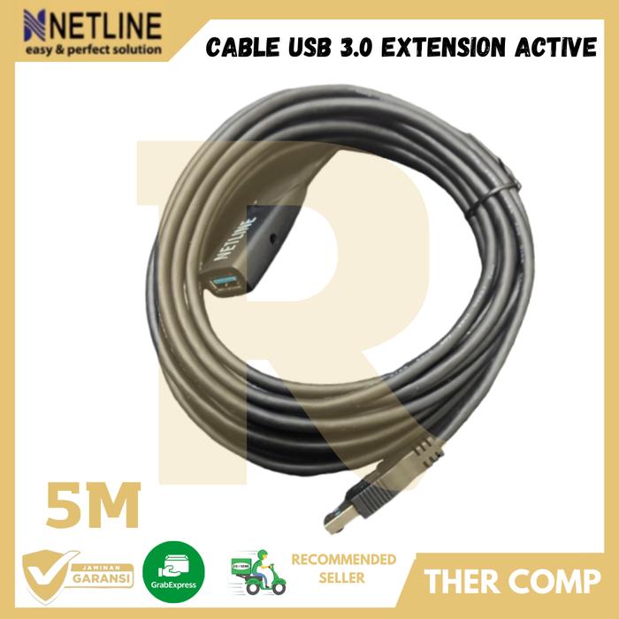 Jual NETLINE Kabel USB 3.0 Extension Active 5m, 10m, 15m, 20m - 5m ...
