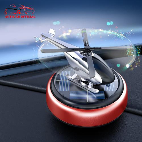 Gambar Parfum Pajangan Helikopter Dashboard Mobil Tenaga Surya Unik - Red dari Autocar Official Store undefined Tokopedia