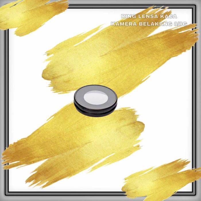 Gambar ring lensa kaca kamera belakang 8 / 8G original bks - BLACK dari EDDRIA SHOP undefined Tokopedia