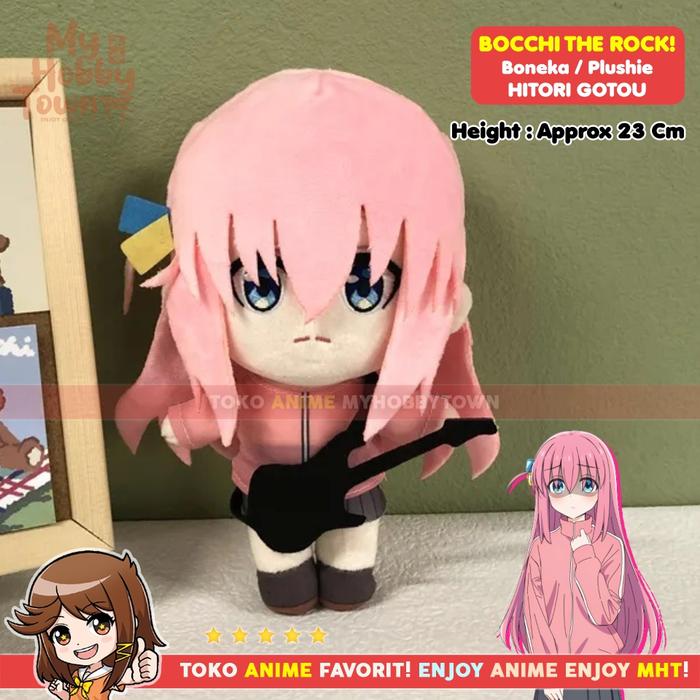 Gambar Boneka Anime Karakter Bocchi The Rock Hitori Gotou Plushie Doll dari Toko Anime MyHobbyTown undefined Tokopedia