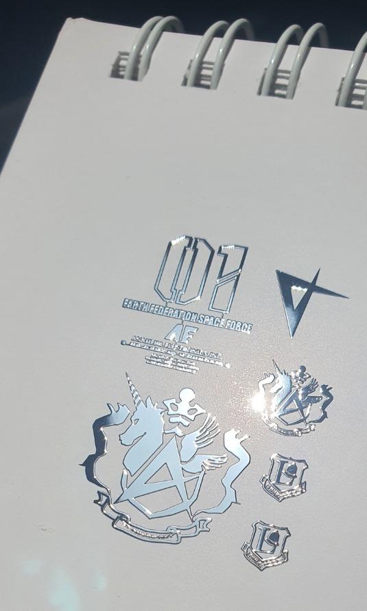 Gambar UNIVERSAL METAL STICKER LOGO DECAL GUNDAM FEDERATION/ZEON by Delpi - MG HI NU dari DanurDoner undefined Tokopedia