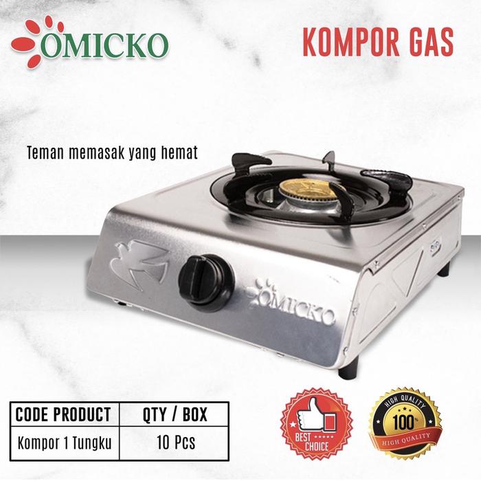 Gambar OMICKO KOMPOR 1 SATU TUNGKU HEMAT GAS PACKING DUS MUDAH RAKIT dari Cellis Houseware undefined Tokopedia