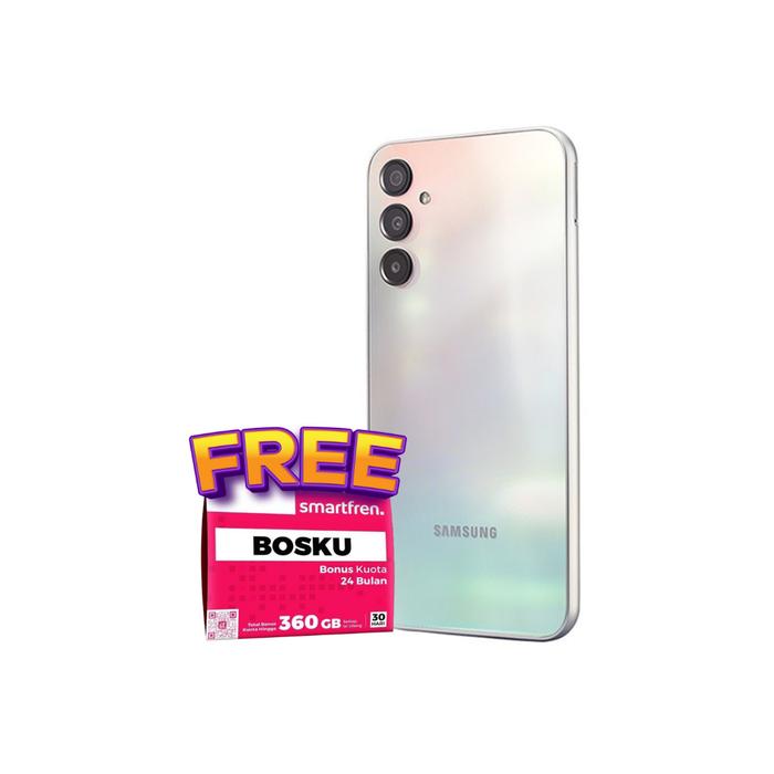 Gambar Samsung Galaxy A24 4G LTE 8/128GB 8GB 128GB Garansi Resmi SEIN - Silver+Smartfre dari Doran Gadget Store undefined Tokopedia