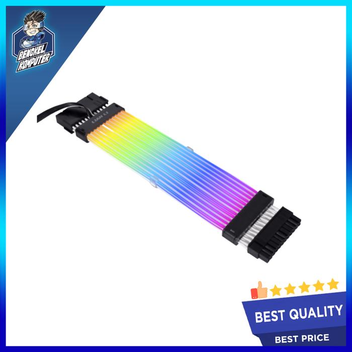 Gambar LIAN LI STRIMER PLUS V2 RGB 24 PIN PSU dari bengkelkomputerptk undefined Tokopedia