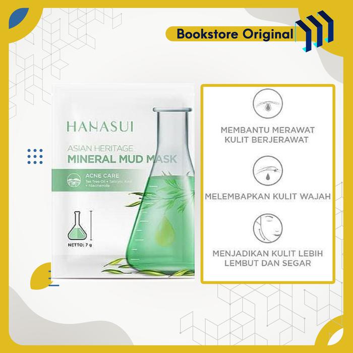 Gambar HANASUI Mineral Mud Mask BPOM Halal - Acne Care dari Binar Jingga 2 undefined Tokopedia
