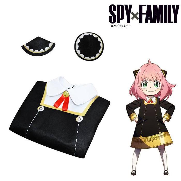 Gambar Anime spy x family cosplay suit costum anya ania forger kostum anak de - anya daily dre, M dari DaisyAllureSt undefined 5 Tokopedia