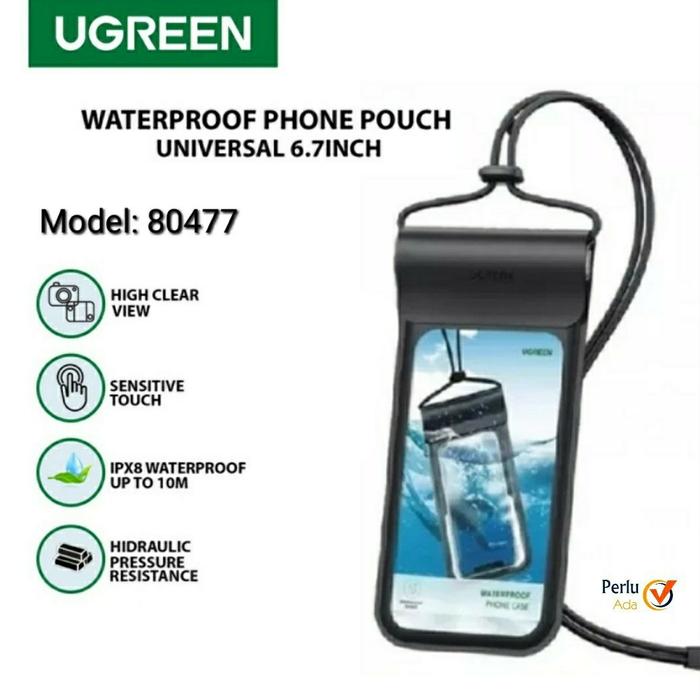 Gambar Ugreen Dry Bag Waterproof Swimming Phone Pouch Case - Black Edges - 80477 dari Perlu Ada undefined Tokopedia