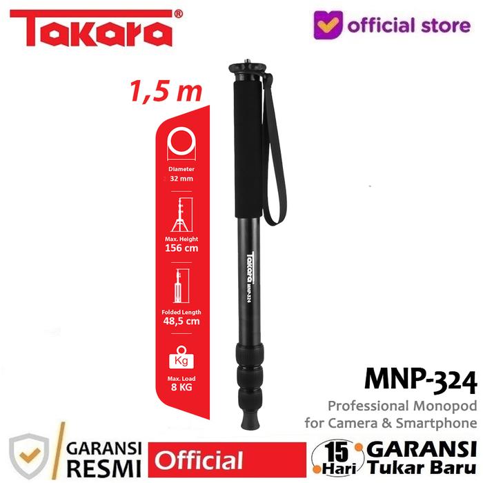 Gambar Takara MNP-324 Professional Monopod for Camera & Smartphone - Monopod Only dari Takara Indonesia undefined Tokopedia