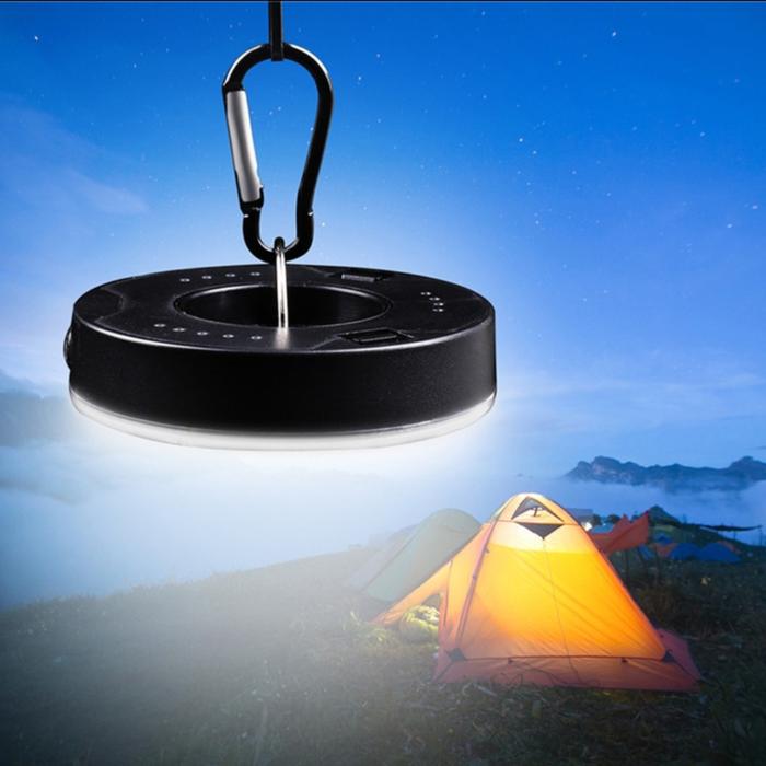 Gambar Lampu LED camping tenda waterproof / lampu emergency COB + Carabiner dari Store Adventure Malang undefined Tokopedia