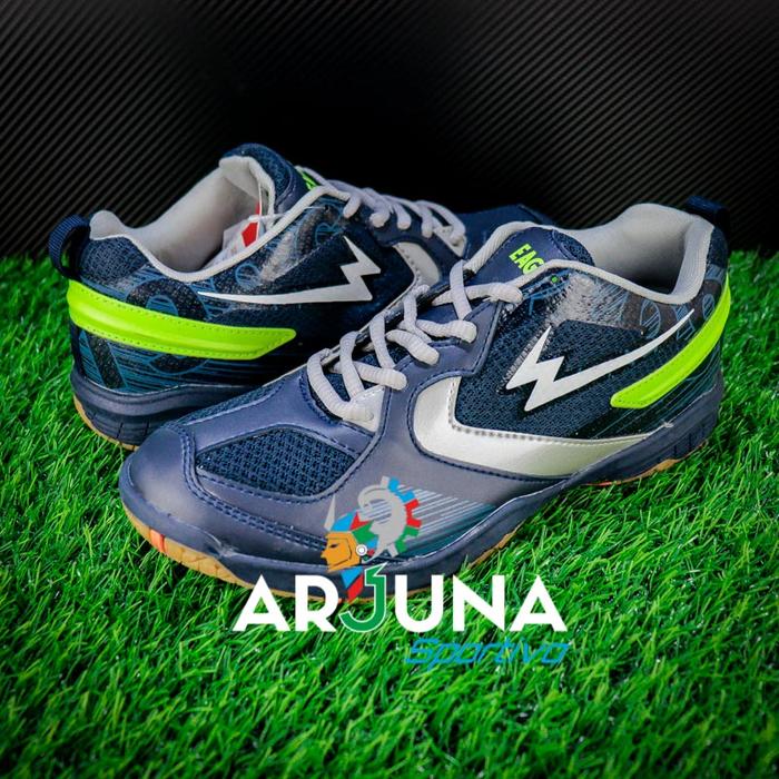 Gambar EAGLE BADMINTON SHOES | SKYLINE | SEPATU OLAHRAGA BULUTANGKIS ORI - BIRU TUA/ORANYE, 44 dari ARJUNA SPORTIVO undefined Tokopedia