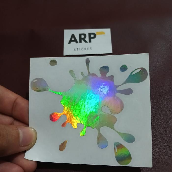 Gambar STICKER STIKER MOBIL BERCAK CROT CUTTING - Hologram, 15cm dari Arpsticker undefined Tokopedia