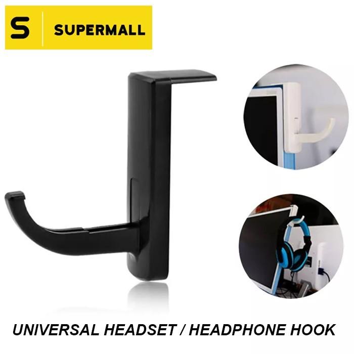 Gambar SUPERMALL Stand Headphone Headset - Tempat Gantungan Head Phone Gaming - Hook-Simple dari Supermall Nusantara undefined Tokopedia