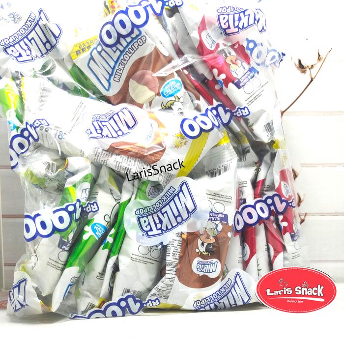 Gambar Milkita Lolipop Renceng 1000 Isi 30 Pcs - SMC dari Laris Snack undefined 4 Tokopedia