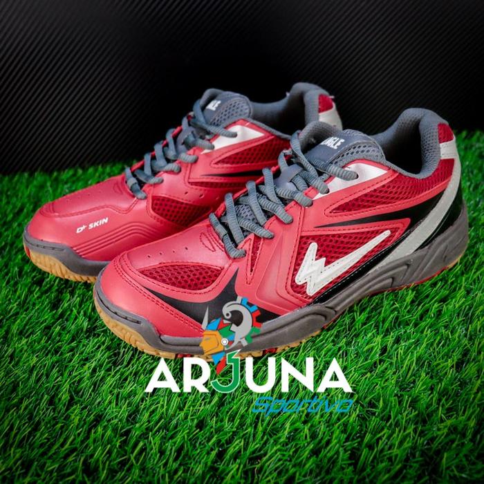 Gambar EAGLE BADMINTON SHOES | VOLTAGE | SEPATU OLAHRAGA BULUTANGKIS ORI - MERAH/ABU TUA, 41 dari ARJUNA SPORTIVO undefined Tokopedia