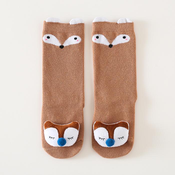 Gambar Kaos Kaki Panjang Bayi Model Boneka Selutut Lucu - Coklat Fox dari Royal Baby Station undefined Tokopedia