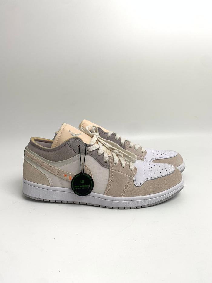 jordan 1 lowinside out cream white light grey