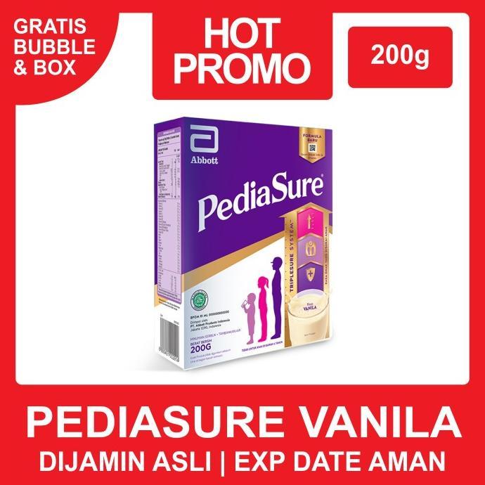 Gambar Susu Bayi Di Atas 1 Tahun Pediasure Vanila 200 Gram Triplesure System - 2024 dari Griya rizki undefined Tokopedia
