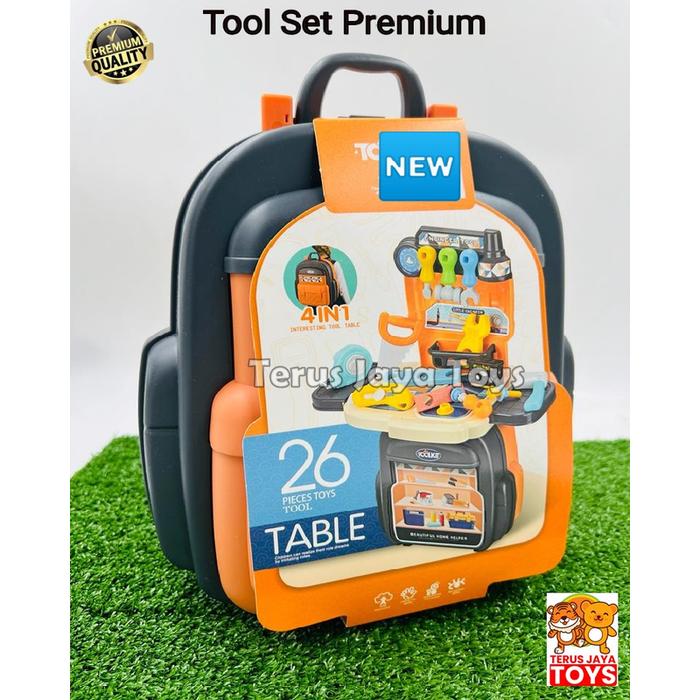 Gambar MAINAN EDUKASI ANAK MONTIR MOBIL CAR S TOOL SET MOBIL BONGKAR PASANG - Tool Bags dari Terus Jaya Toys undefined Tokopedia