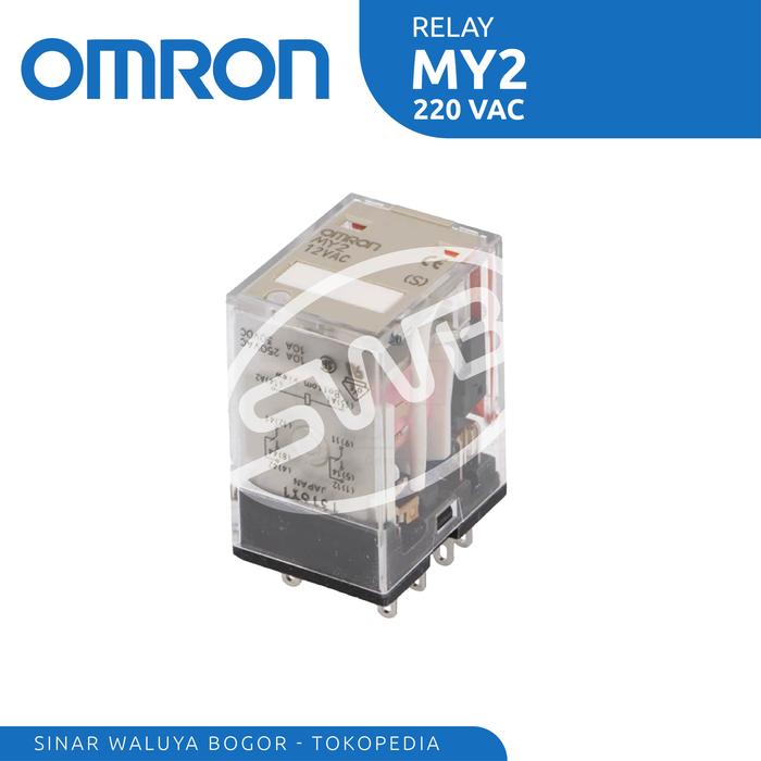 Gambar Relay Omron MY2 12vdc, 24vdc, 110vac, & 220vac - 220 VAC dari Sinar Waluya Electric undefined Tokopedia