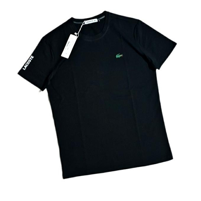 Gambar t-shirt import pria 019, bahan spandek, size M-L-XL-2XL, aplikasi prin - Hitam, M dari SINAR EMAS Ge20 undefined Tokopedia