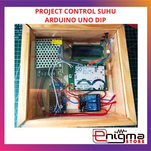 Gambar Kontrol suhu kandang otomatis dengan Arduino Uno - Arduino Uno DIP dari Enigma Store. undefined Tokopedia