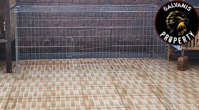 Gambar kandang kurungan tenggaran ayam bahan besi galvanis p200L100T80cm - P200T90L80CM dari KANDANG BESI GALVANISE undefined Tokopedia