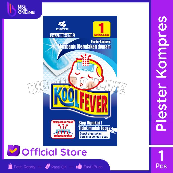 Gambar Koolfever Plester Kompres Demam Cooling Patch Penurun Panas Kool Fever - Anak dari Big One Online undefined Tokopedia