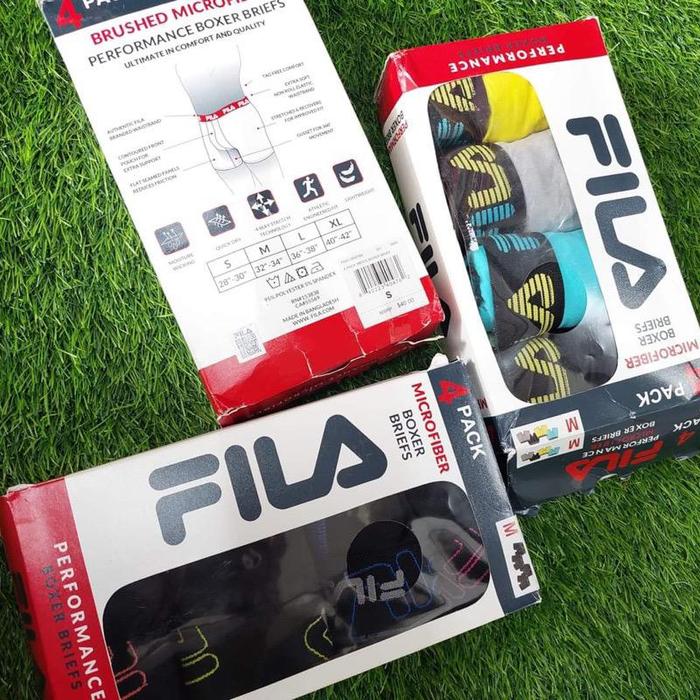 Gambar FILA Performance Brief Boxers Original Pack (isi 4 pcs) - 1 Box isi 4pcs, S dari Kaos Branded Termurah undefined Tokopedia