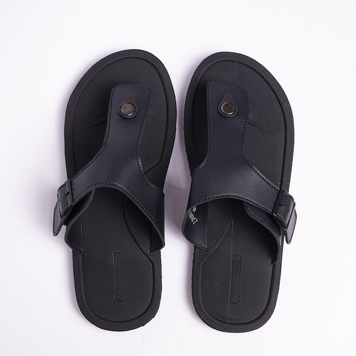 Gambar Sandal Sendal Jepit Pria Big Size ukuran besar 44 49 ZVT 013 - Hitam, 44 dari ALBADIA undefined Tokopedia