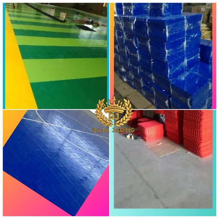 Gambar lantai Futsal interlok uk 25cm x25 cm ples jaring dari rj raja jaring undefined Tokopedia