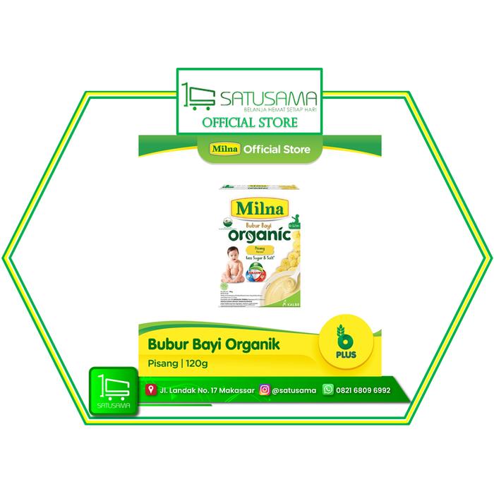Gambar MILNA BUBUR BAYI ORGANIK 6+ -  BANANA dari satusamaonline undefined Tokopedia