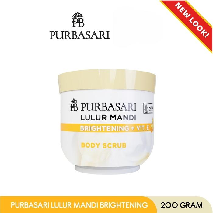 Gambar PURBASARI Lulur Mandi 125gr / 235gr | Body Scrub - Brightening, 125g dari LoveBeautyID undefined Tokopedia