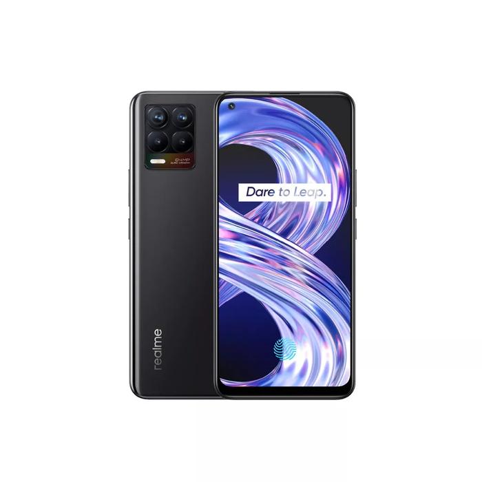 Gambar HP REALME 8 8/128 GB - REALME 8 RAM 8GB ROM 128GB GARANSI RESMI - Cyber Black dari Cahaya Store Cell undefined Tokopedia