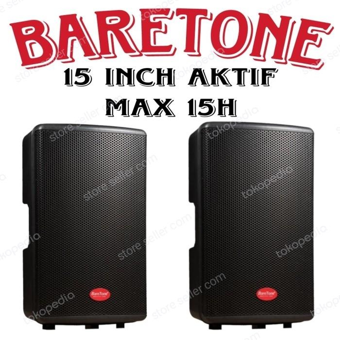 Gambar BARETONE MAX 15H SPEAKER AKTIF 15 INCH 1600 WATT - 1 SET ( 2 UNIT ) dari STORE SELLER C0M undefined Tokopedia