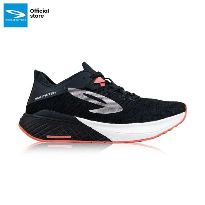 Gambar SEPATU RUNNING 910 NINETEN HANNA ORIGINAL - hitam pth merah, 40 dari FATASPORT.ID undefined Tokopedia