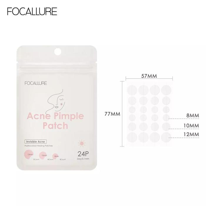 Gambar FOCALLURE Spot Patch Acne Treatment - day dari Erfestore undefined Tokopedia