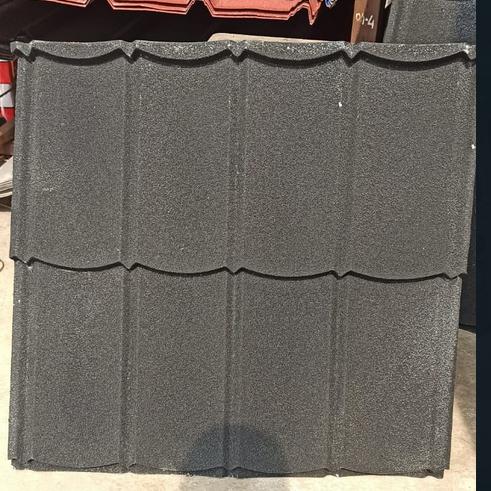 Gambar Genteng Metal Pasir zincalume - Hitam dari KAISAR Steel Indo Sarana undefined Tokopedia