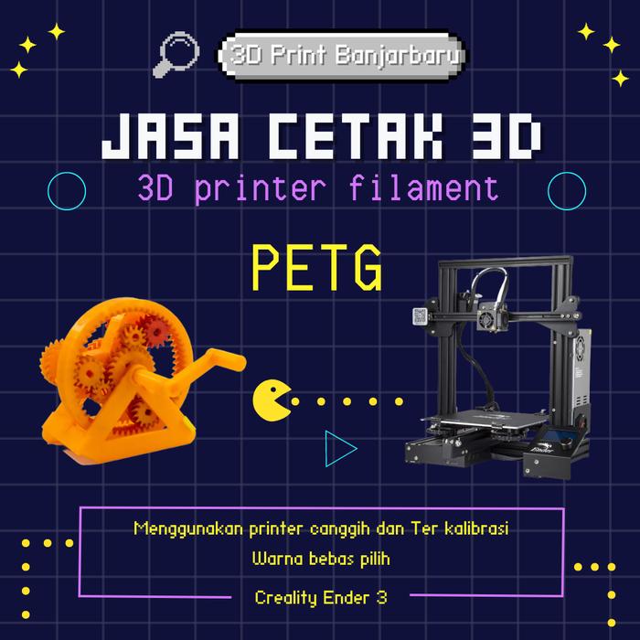 Gambar CETAK 3D Printing PETG BANJARBARU - 0.30 mm dari 3D PRINT BANJARBARU undefined Tokopedia