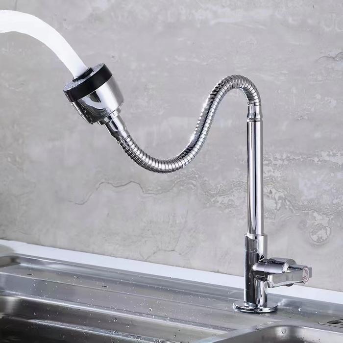 Gambar Keran Wastafel Dapur Keran Angsa Fleksibel Berkualitas Tinggi - B dari Hidup- undefined Tokopedia