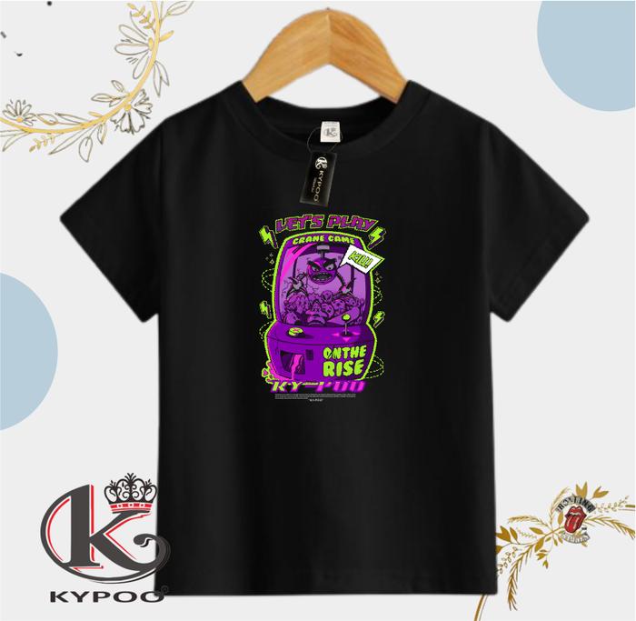 Gambar Grosir Kaos Anak Perempuan Laki Laki 1-12 Tahun Logo Game Play - Hitam, XL dari Kypoo Official Shop undefined Tokopedia