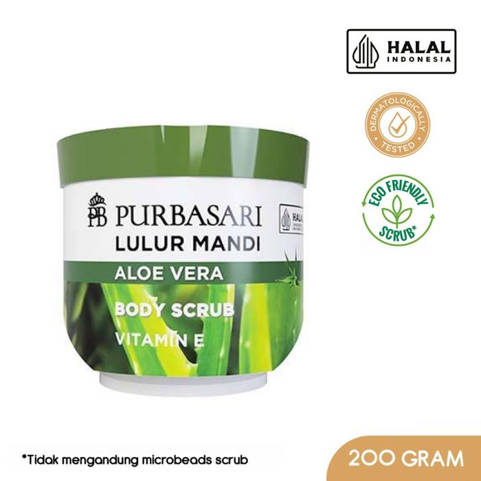 Gambar PURBASARI Lulur Mandi 125gr / 235gr | Body Scrub - Aloe, 125g dari LoveBeautyID undefined Tokopedia