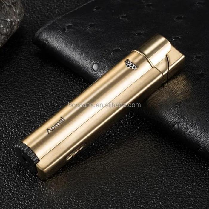 Gambar Korek api bara gas Aomai mancis / Korek api korek pematik korek custom - GOLD dari erinse undefined Tokopedia