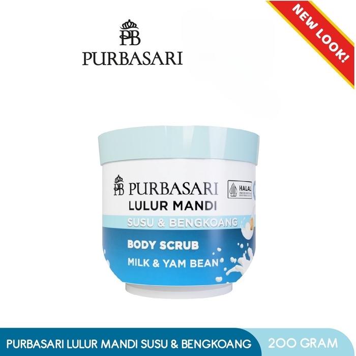 Gambar PURBASARI Lulur Mandi 125gr / 235gr | Body Scrub - Susu&Bengkoang, 235g dari LoveBeautyID undefined Tokopedia