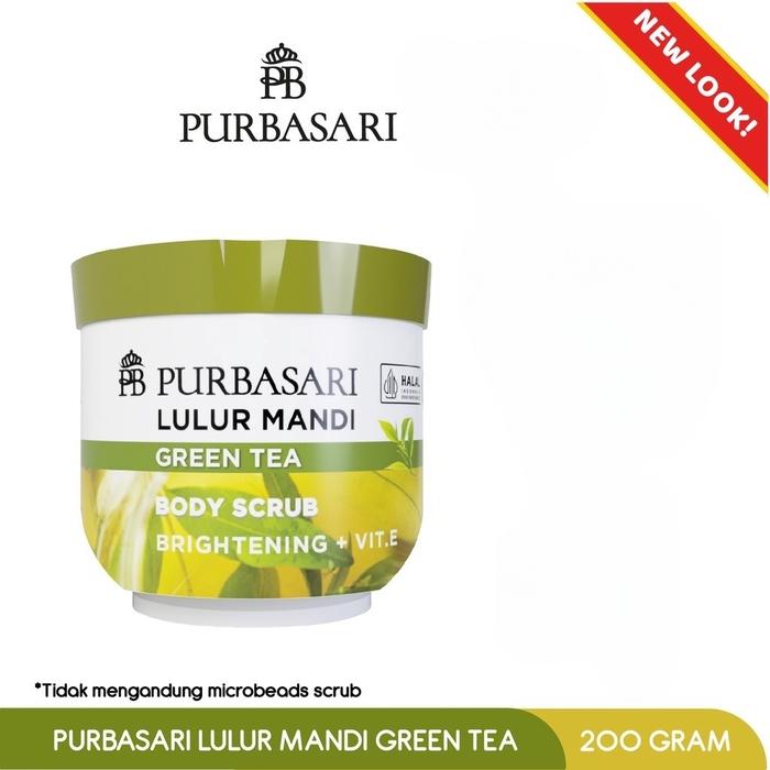 Gambar PURBASARI Lulur Mandi 125gr / 235gr | Body Scrub - GreenTea, 125g dari LoveBeautyID undefined Tokopedia