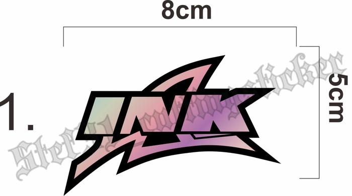 Gambar Stiker cutting  logo helm INK - model 1 dari stef31_shop undefined Tokopedia