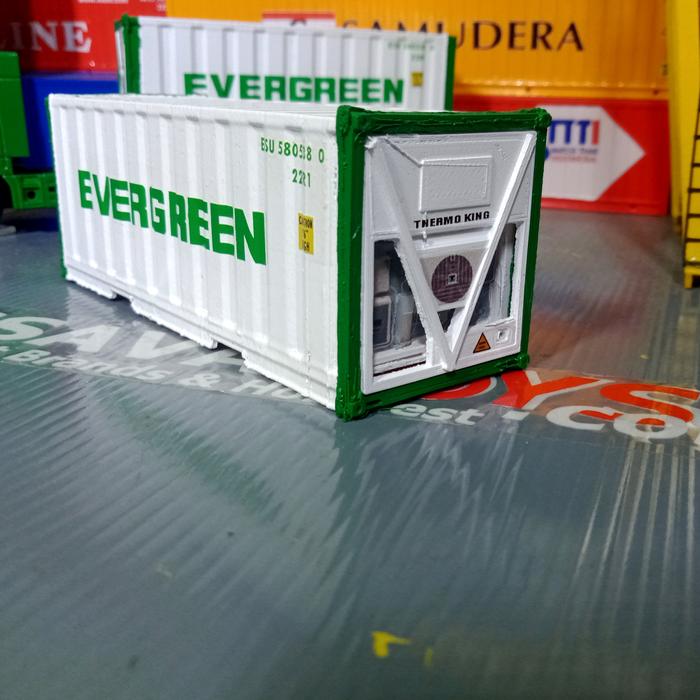 Gambar Diecast Custom container scala 43 20 feet - DRY Evergreen dari cassavatoys undefined Tokopedia