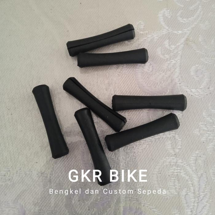 Gambar Karet pelindung kabel rem dan shifter di frame sepeda/cable protector dari Sumber Kaceran undefined Tokopedia
