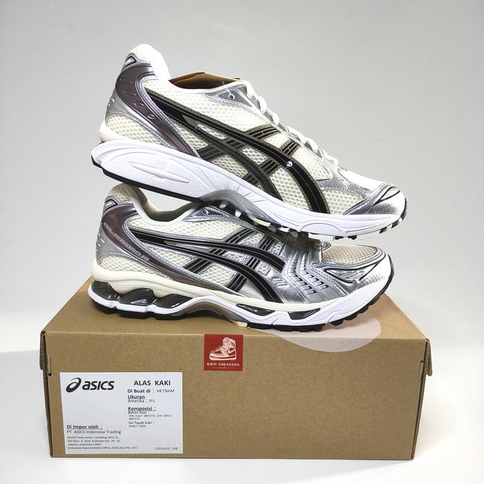Gambar Asics Gel Kayano 14 Cream Black 100℅ original - 8 dari BWMsneakers undefined Tokopedia